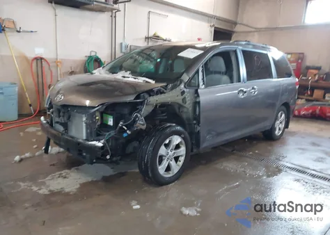 2012 Toyota Sienna Le V6 8 Passenger из США, поврежденный, VIN 5TDKK3DC5CS183728